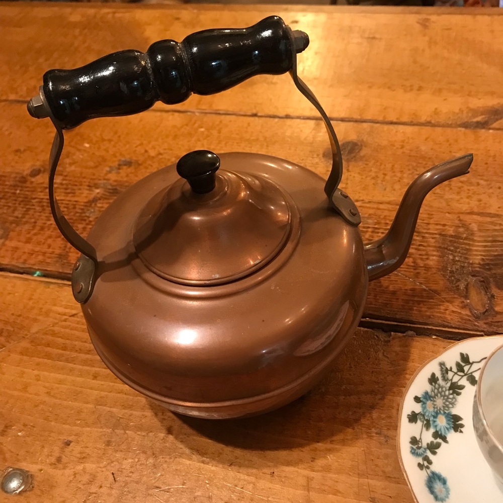 Copper Footed Tea Kettle